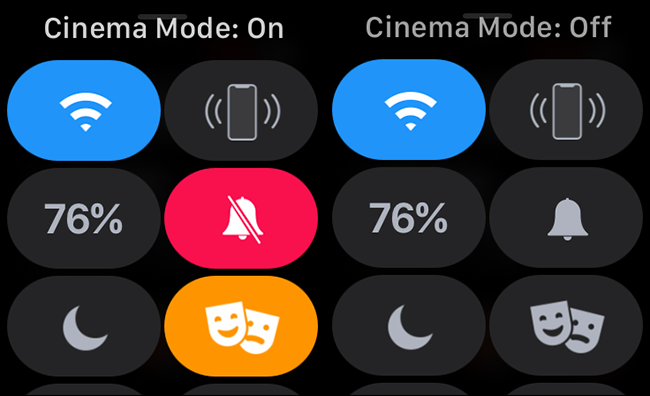 activar y desactivar el modo cine o teatro en el Apple Watch