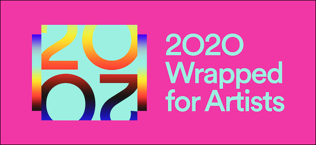 Logotipo de Spotify for Artists Wrapped 2020