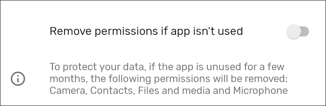 Configurar la eliminación automática de permisos de aplicaciones en Android