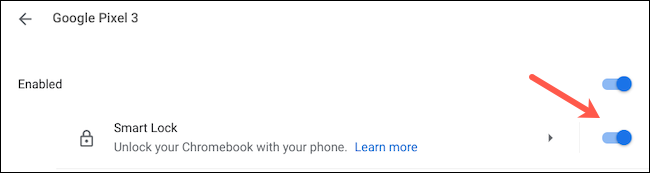 Habilitar Smart Lock en Chromebook
