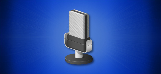 Icono de micrófono de Windows 10
