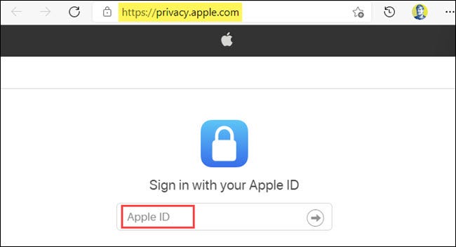 inicia sesión con tu ID de Apple