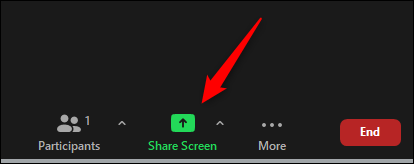 Botón de compartir pantalla