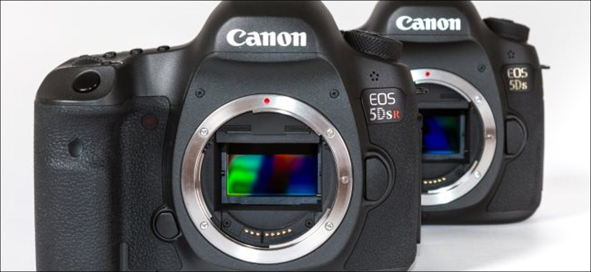 Cámaras fotográficas de fotograma completo Canon EOS 5DSR y 5DS.