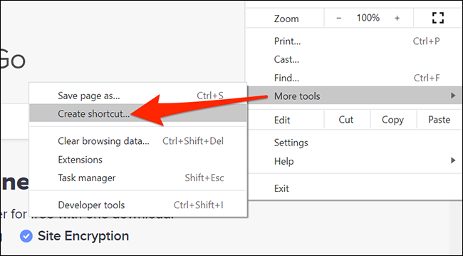 Crear una aplicación de sitio web en Chrome