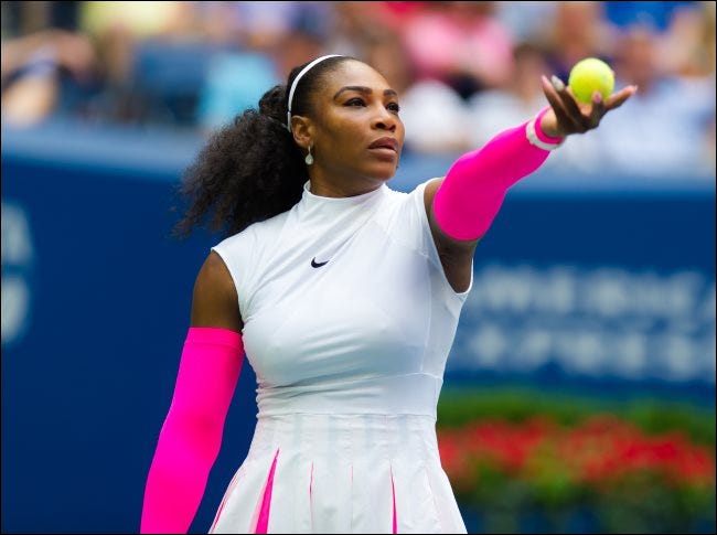 Serena Williams en el torneo de tenis Grand Slam del US Open 2016