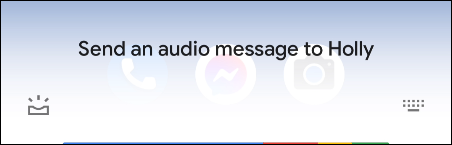 enviar un mensaje de audio