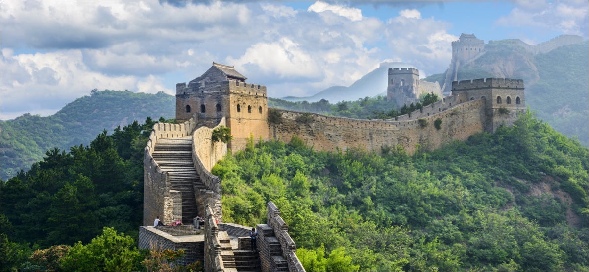 La Gran Muralla de China.