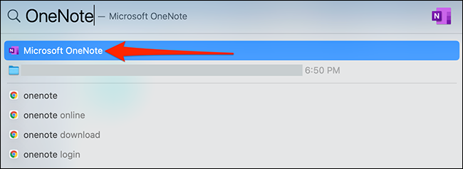 Inicie OneNote en Mac