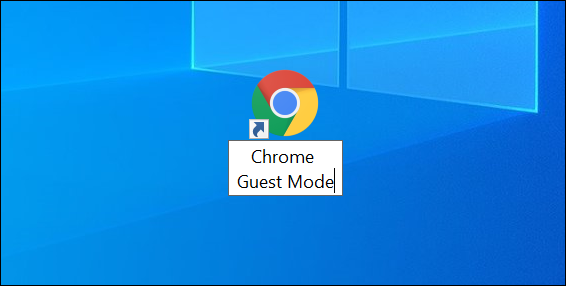 Acceso directo de Chrome en el escritorio