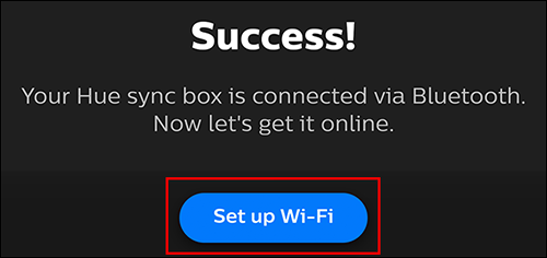 Toca "Configurar Wi-Fi"
