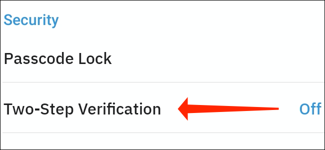 Habilite la verificación de dos pasos en Telegram para Android