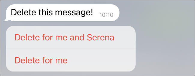 Eliminar mensaje en Telegram para iPhone