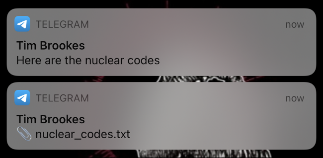 Notificaciones de Telegram