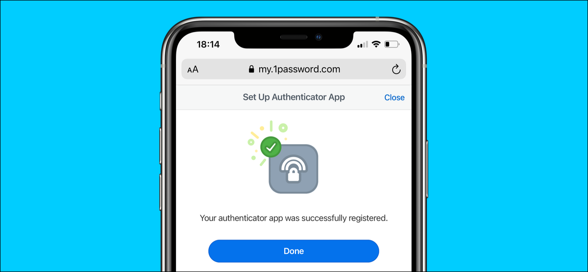 Habilite la autenticación de dos factores en 1Password