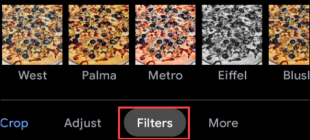 filtros de fotos