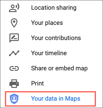 Seleccione sus datos en mapas