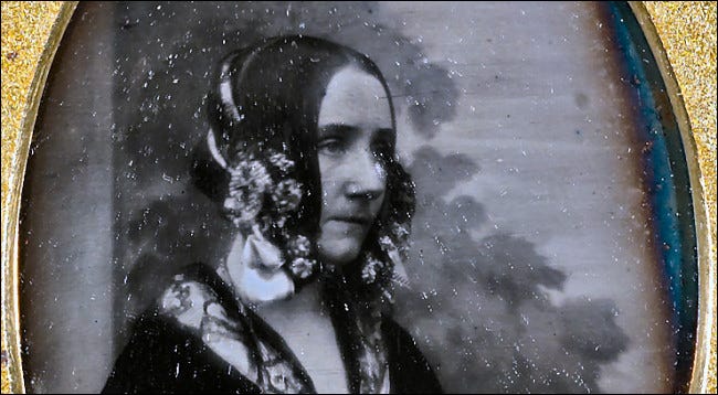 Ada Lovelace en un daguerrotipo de 1843.