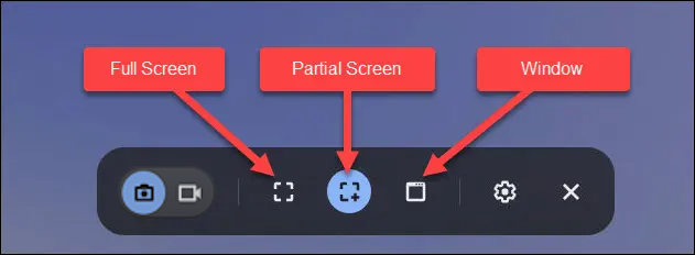 Las herramientas de captura de pantalla incluyen opciones para pantalla completa, pantalla parcial y ventanas.