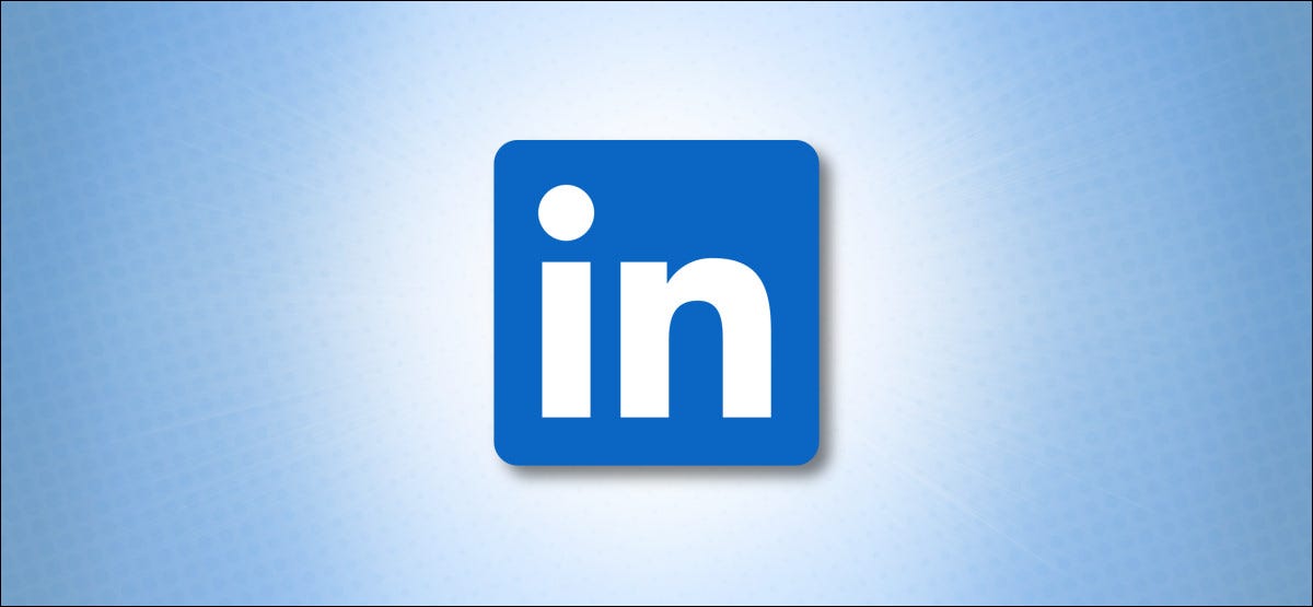 Logotipo de LinkedIn en azul