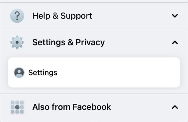 Acceder a la configuración de Facebook en el móvil