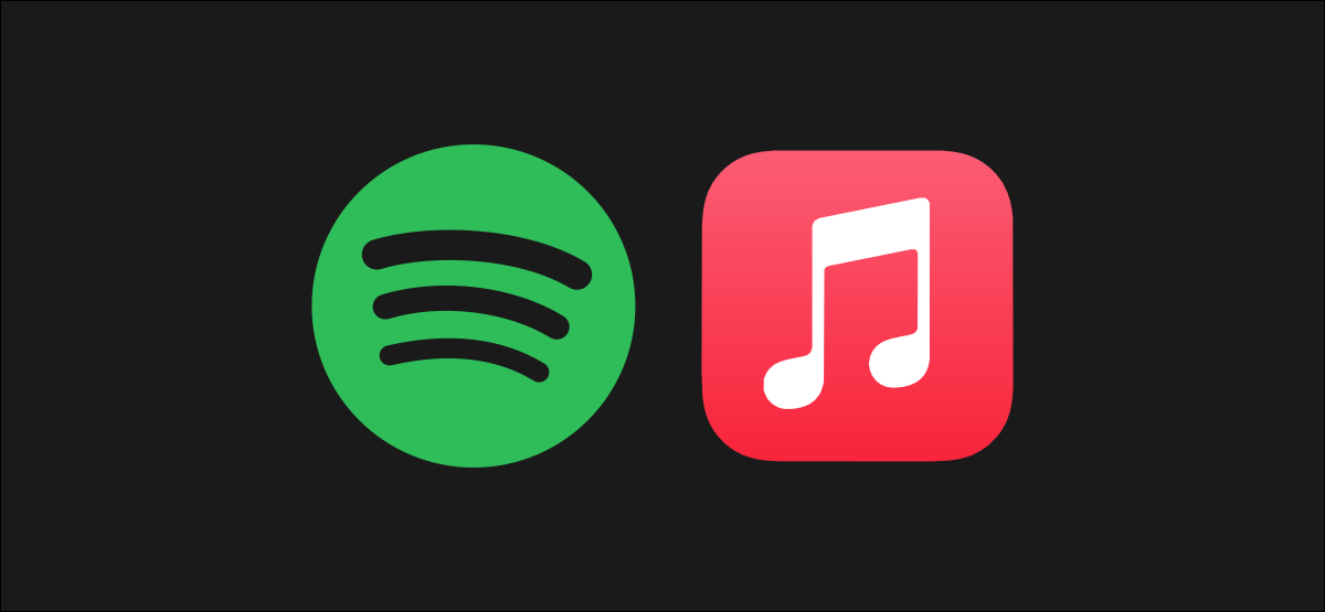 logos de spotify y apple music