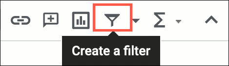 Haga clic en Crear un filtro