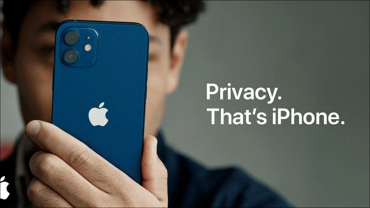 Anuncio de privacidad de iPhone.