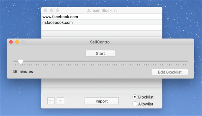 SelfControl para macOS