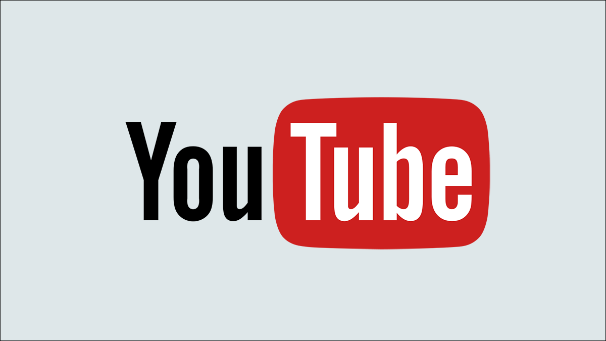 Logotipo de YouTube en un color de fondo sólido