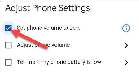 poner el volumen del teléfono a cero