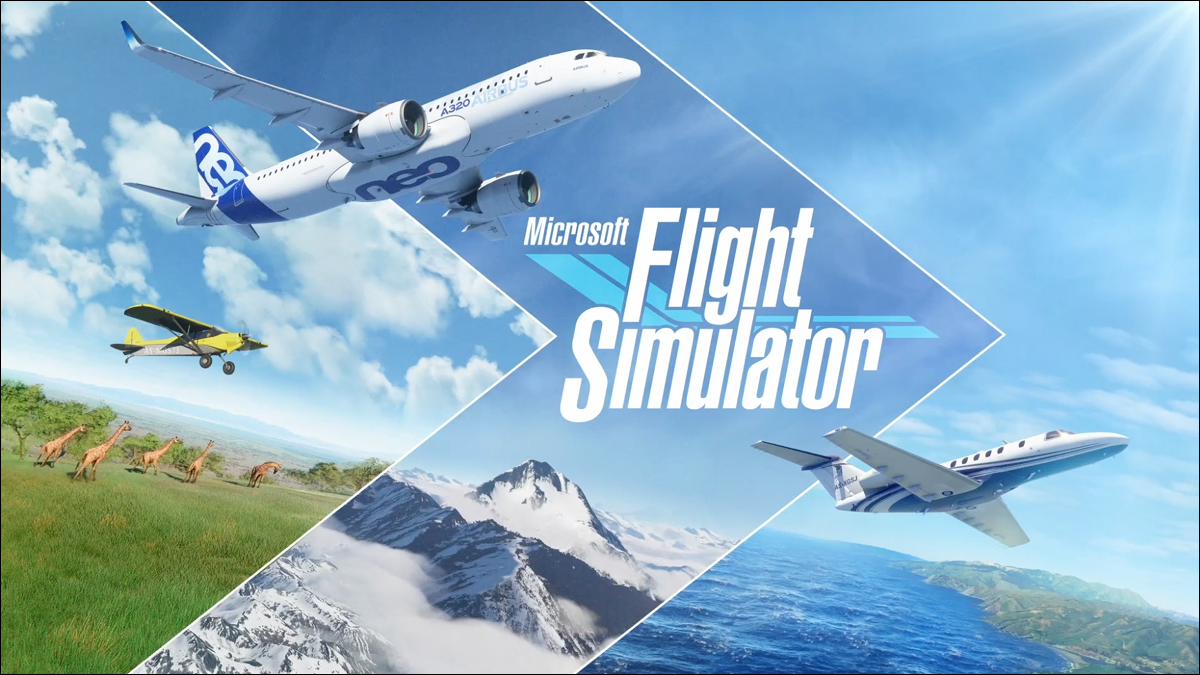 Una imagen promocional de Microsoft Flight Simulator