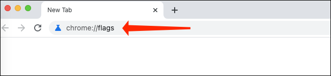En la barra de direcciones en la parte superior de la ventana de Google Chrome, escriba "chrome: // flags".