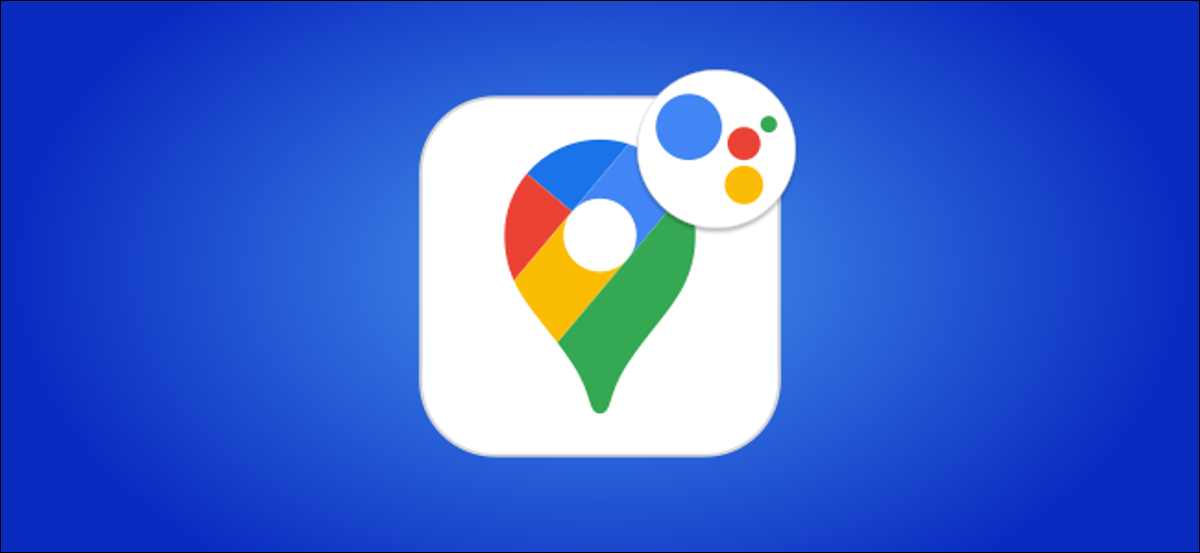 logotipo de google maps con asistente de google