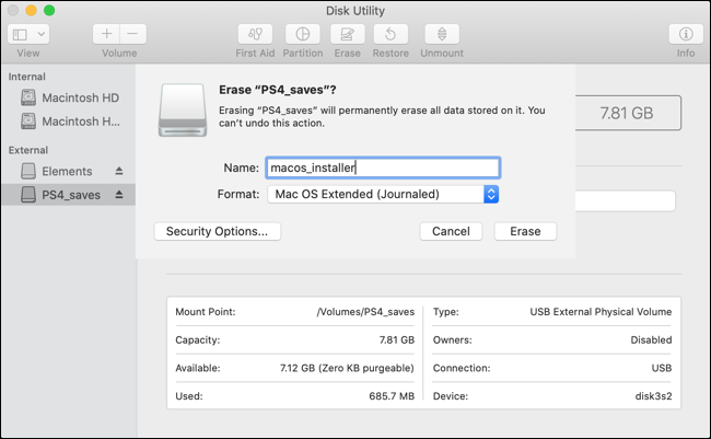 Preparar USB para el instalador de macOS