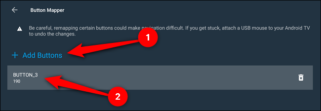 Seleccione la opción "Agregar botones", presione el botón que desea reasignar y luego elija el botón de la lista