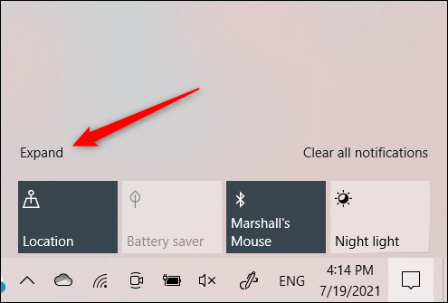 Haga clic en "Expandir".