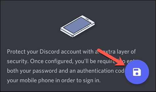 Toca "Guardar" para aplicar tu nueva imagen como tu foto de perfil de Discord.