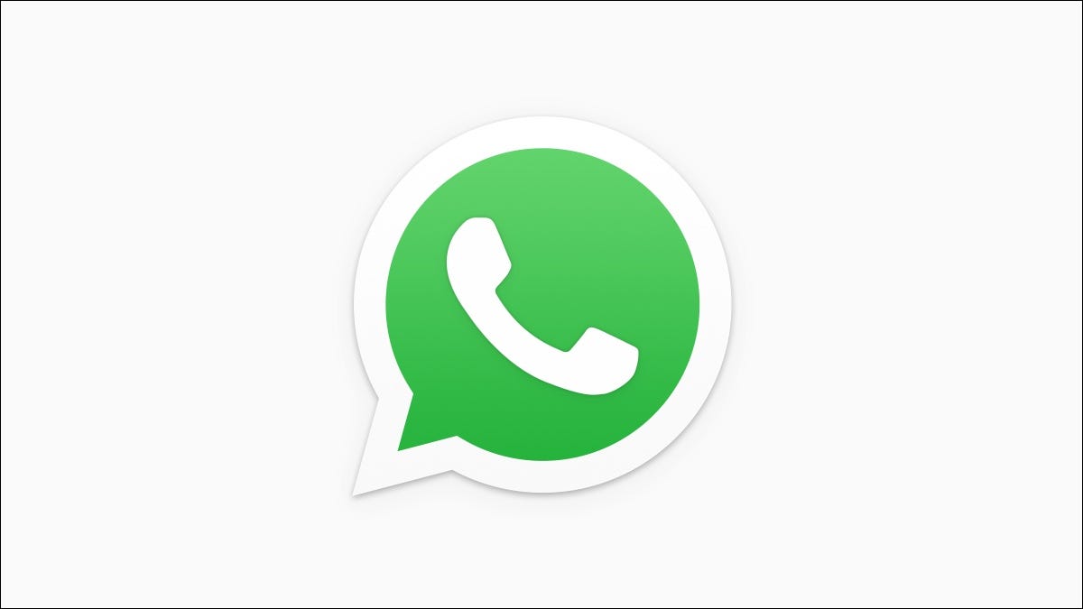 Logotipo de WhatsApp sobre fondo blanco.