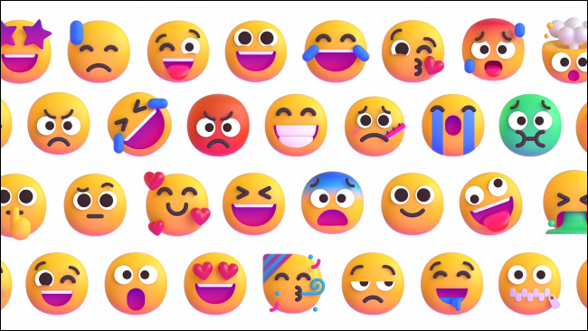 Emoji de Windows 11 de Microsoft.