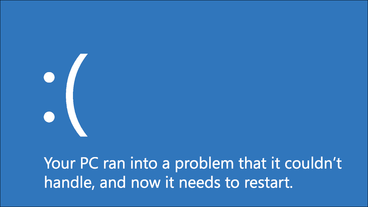 Error de "pantalla azul de la muerte" de Windows