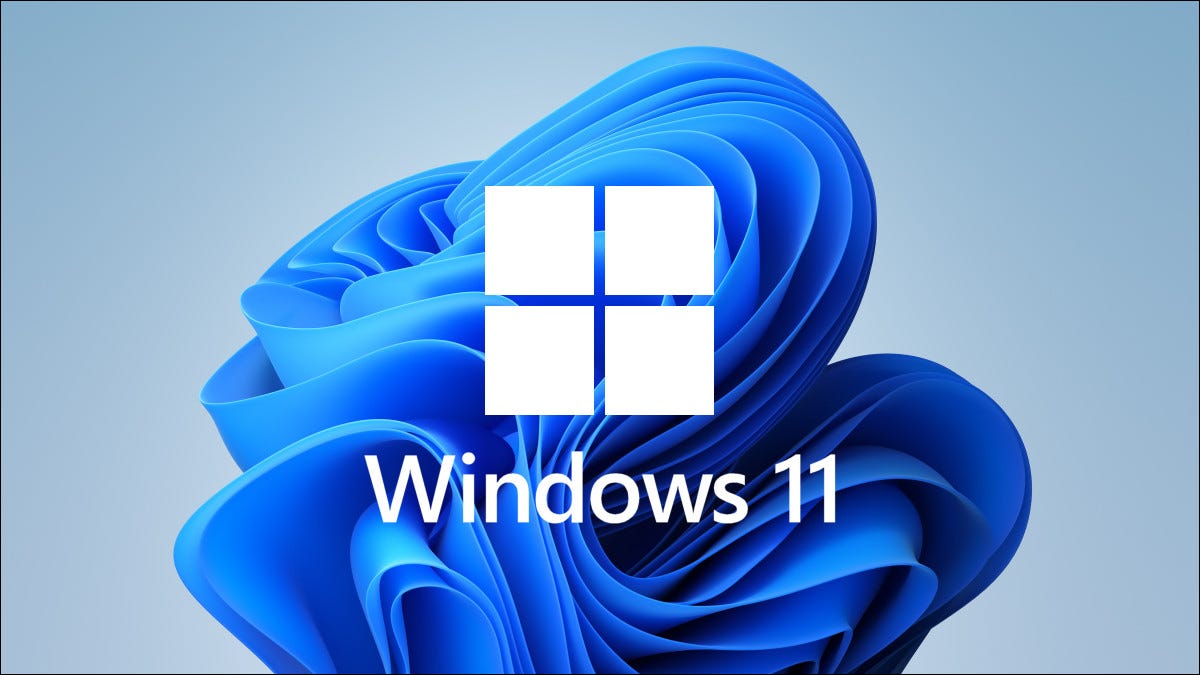Logotipo de Windows 11 con papel tapiz