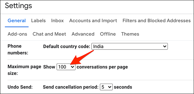 Haga clic en "Maximizar el tamaño de la página" en "Configuración" en Gmail.
