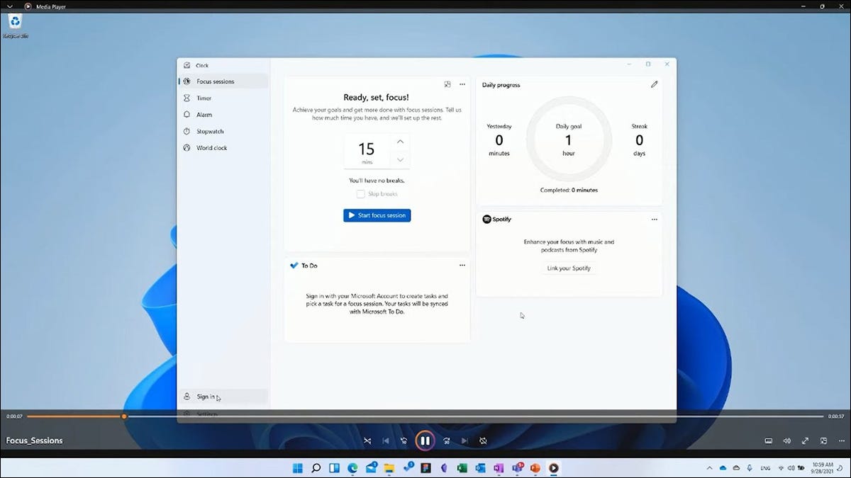 Reproductor multimedia Windows 11