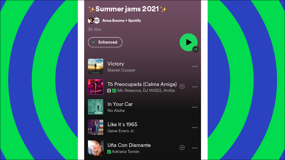 Botón de mejora de Spotify