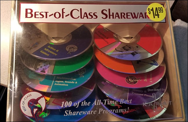 Colección de CD de Shareware "Best-of-Class"