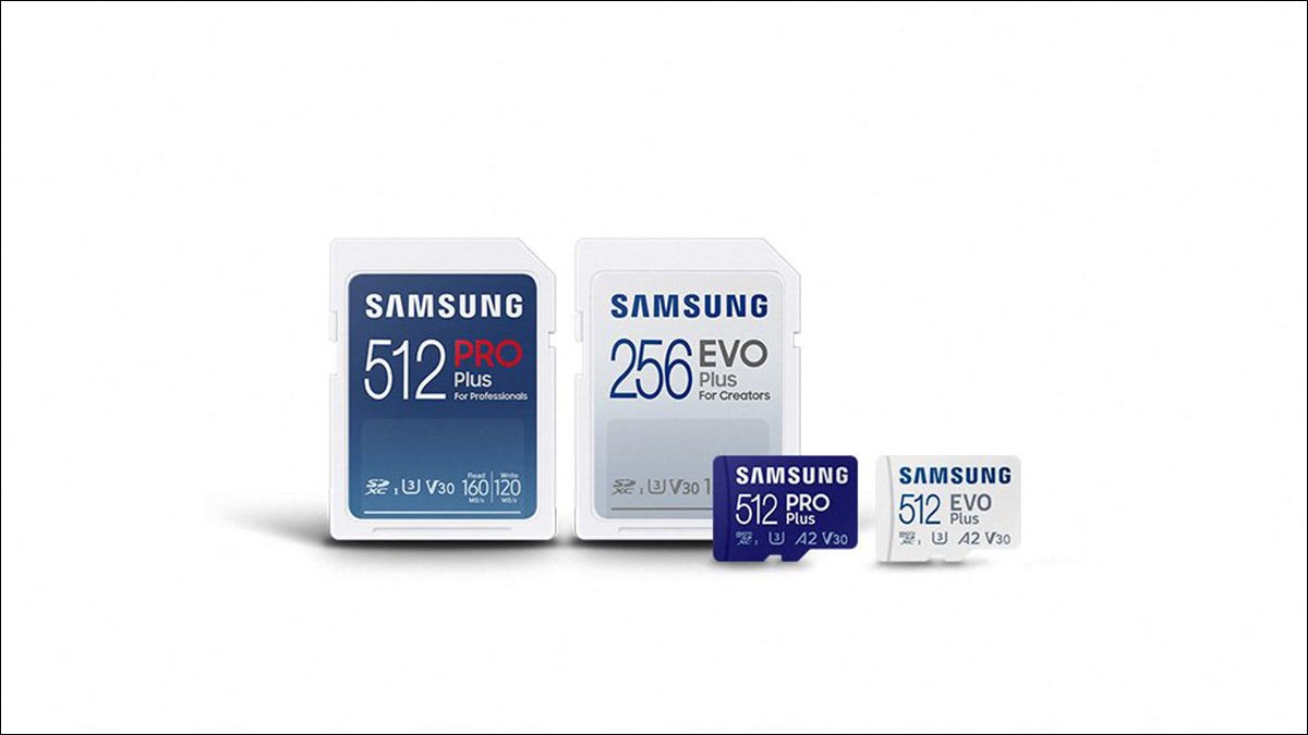 Samsung microSD y tarjeta SD