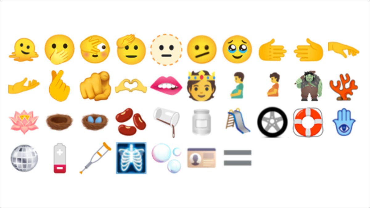 Unicode 14.0 emoji