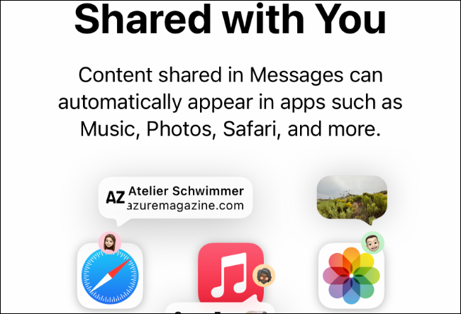 Shared With You es nuevo a partir de iOS 15.