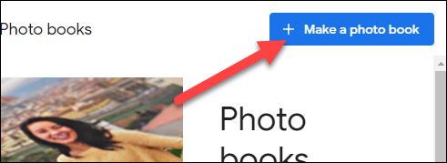 Haga clic en el botón "Crear un libro de fotos".